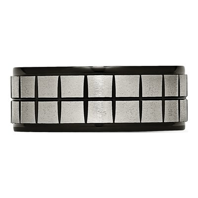 Black Titanium 9mm Wedding Band – view 4
