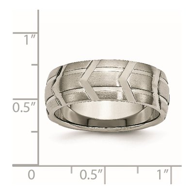 Titanium 8mm Wedding Band – view 7