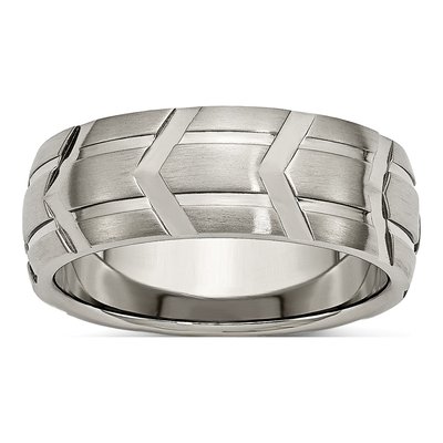 Titanium 8mm Wedding Band