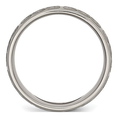 Titanium 8mm Celtic Wedding Band – view 4