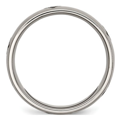 Titanium 8mm Masonic Wedding Band – view 4