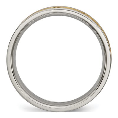 Titanium 6mm IP Wedding Band – view 3