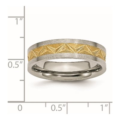Titanium 6mm IP Wedding Band – view 7