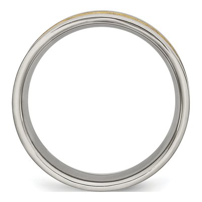 Men's Titanium 8mm Wedding Band – view 3
