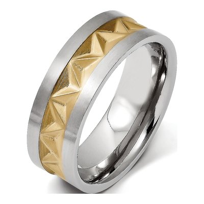 Men's Titanium 8mm Wedding Band – view 8