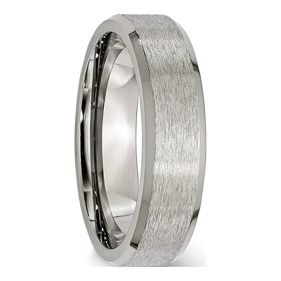 Titanium 6mm Comfort-Fit Wedding Band – view 5