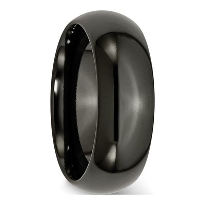 Titanium 8mm Black Wedding Band – view 6