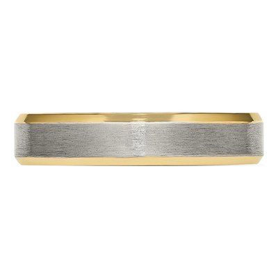 Titanium 5mm IP Wedding Band – view 5