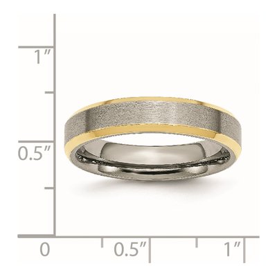 Titanium 5mm IP Wedding Band – view 8
