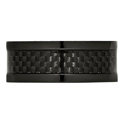 Black Titanium 9mm Black Comfort-Fit Wedding Band – view 5