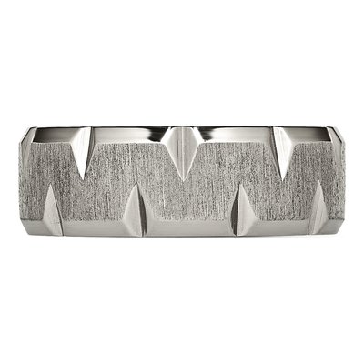 Titanium 8mm Beveled Wedding Band – view 4