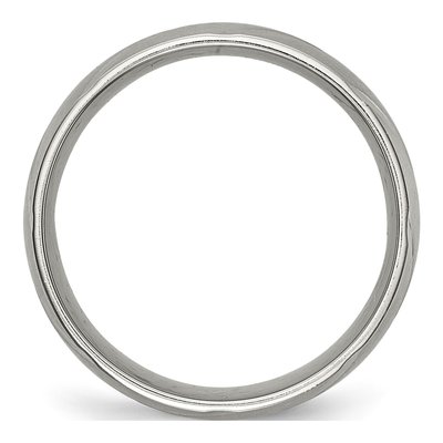 Titanium 8mm Swirl Wedding Band – view 3