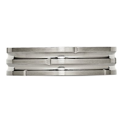 Titanium 6mm Grooved Wedding Band – view 4
