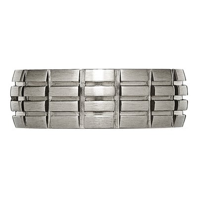 Titanium 8mm Grooved Wedding Band – view 4