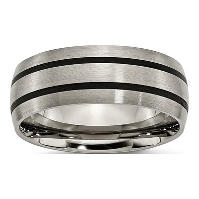 Titanium 8mm Wedding Band