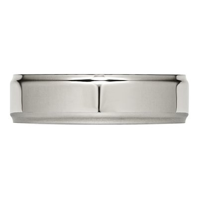 Titanium 7mm Ridged Edge Wedding Band – view 4
