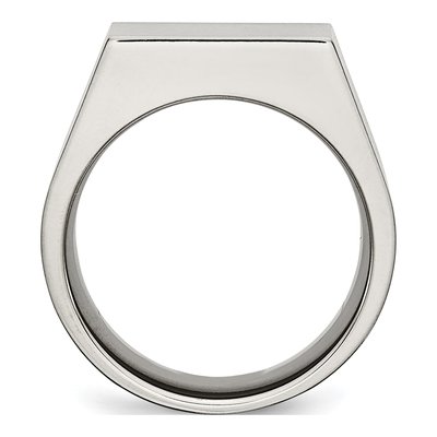 Titanium Signet Ring – view 3