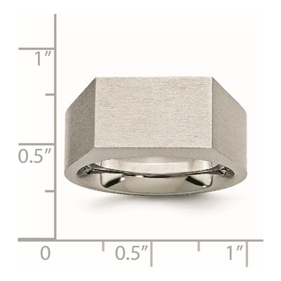 Titanium Signet Ring – view 8