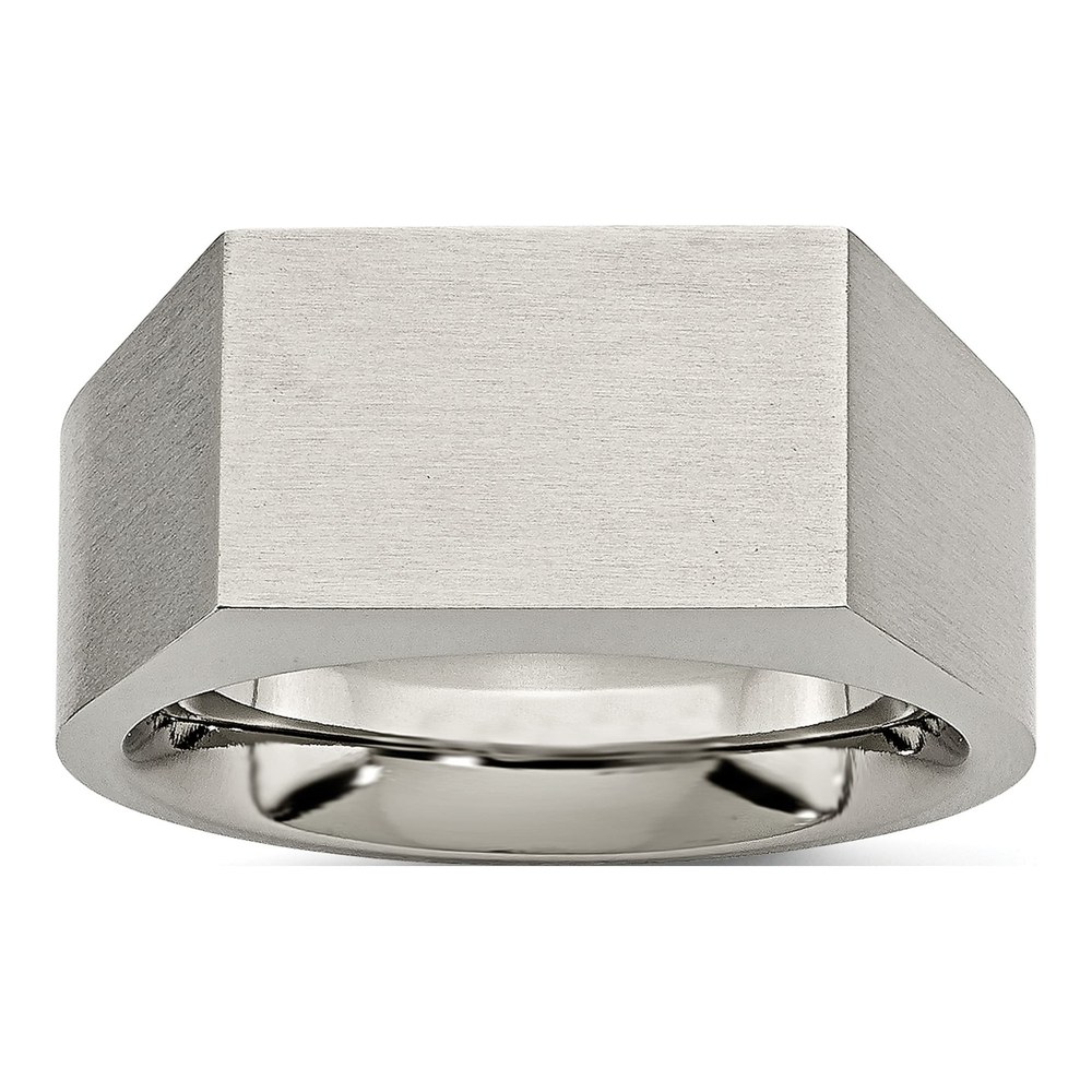 Titanium Signet Ring