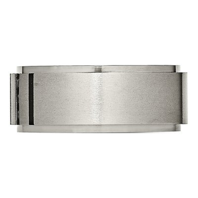 Black Titanium 1/7 ct tw Diamond Wedding Band – view 4