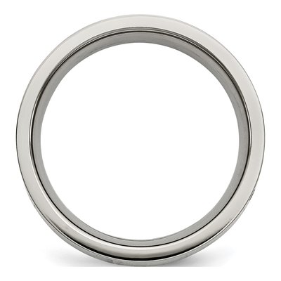 Titanium 1/2 ct tw Diamond Wedding Band – view 3