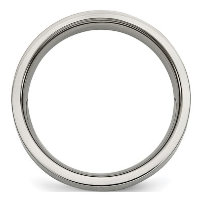 Titanium 1/4 ct tw Diamond Wedding Band – view 3