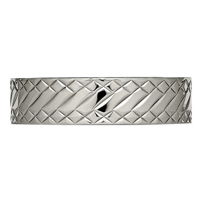 Titanium 6mm Textured Wedding Band – view 4