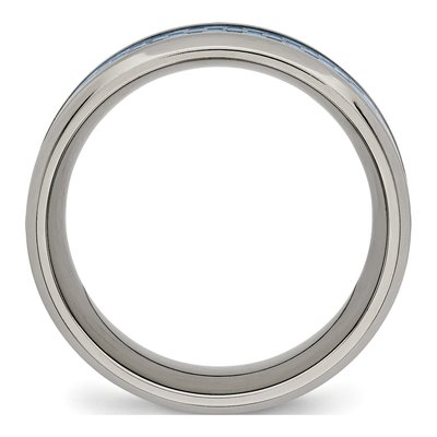 Titanium 8mm Comfort-Fit Wedding Band – view 3