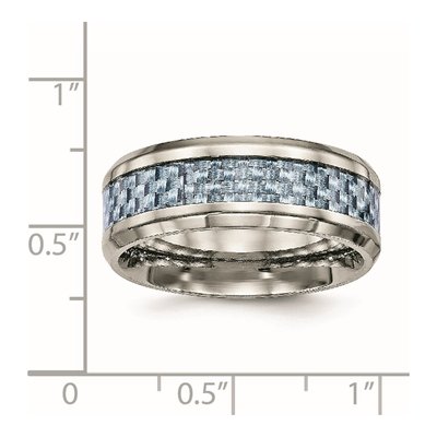 Titanium 8mm Comfort-Fit Wedding Band – view 7
