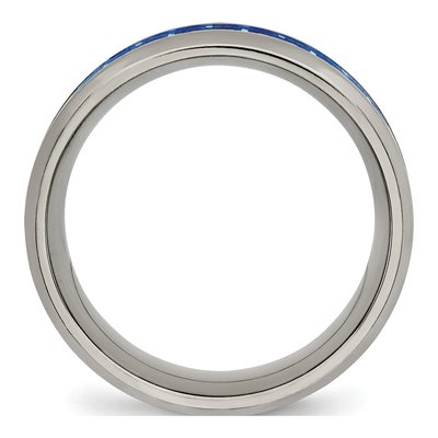 Titanium 8mm Comfort-Fit Wedding Band – view 3