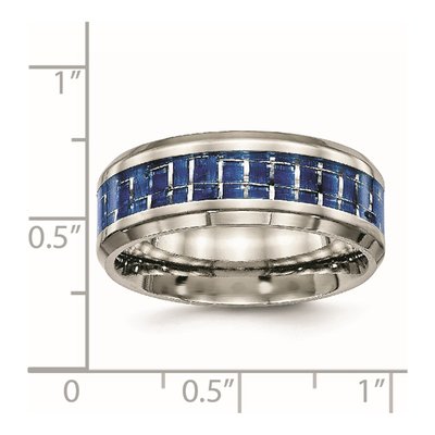 Titanium 8mm Comfort-Fit Wedding Band – view 7