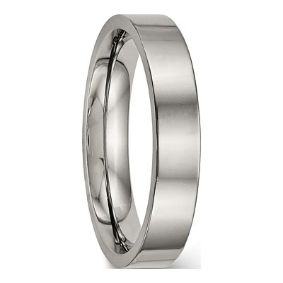 Titanium 4mm Comfort-Fit Wedding Band – view 5