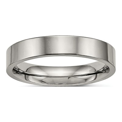 Titanium 4mm Comfort-Fit Wedding Band