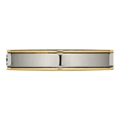 Titanium CZ Wedding Band – view 4