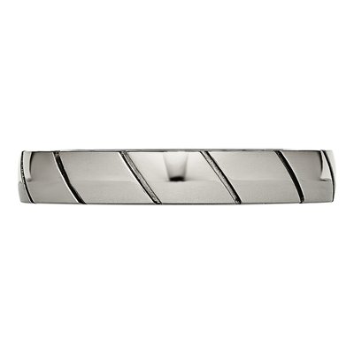 Titanium 4mm Grooved Wedding Band – view 4