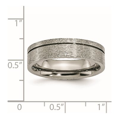 Titanium 6mm Wedding Band – view 6