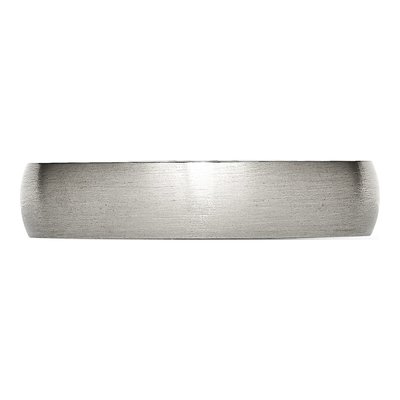 Titanium 5mm Half Round Comfort-Fit Wedding Band – view 6