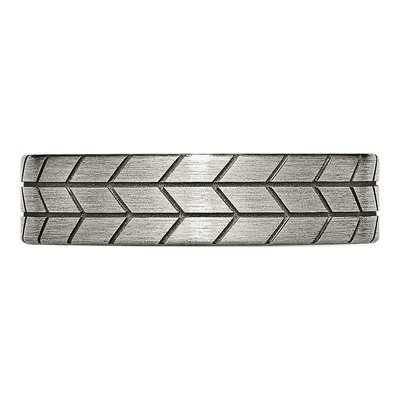 Titanium 6mm Tread Wedding Band – view 3