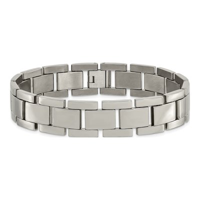 Men's Titanium Polished 8.5" Bracelet – view 5