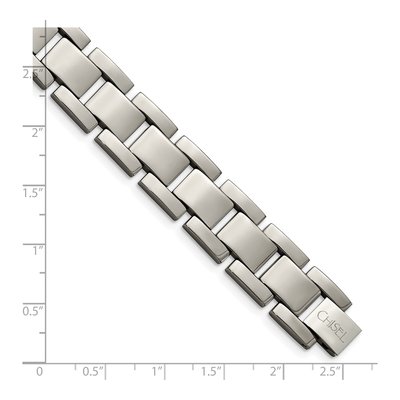 Men's Titanium Polished 8.5" Bracelet – view 6