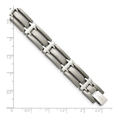 Men's Titanium Brushed & Polished Bracelet – view 6