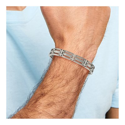 Men's Titanium Brushed & Polished Bracelet – view 7