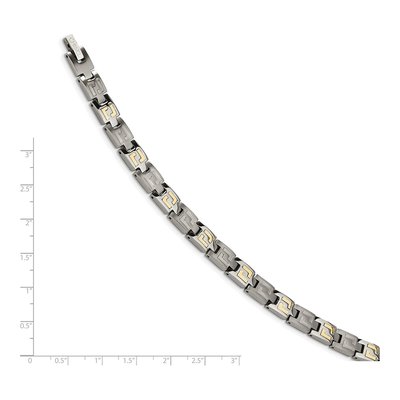 Titanium & 14K Gold Bracelet – view 6