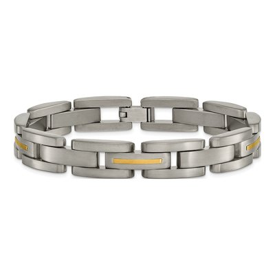 Titanium & 14K Gold Bracelet – view 5