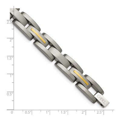 Titanium & 14K Gold Bracelet – view 6