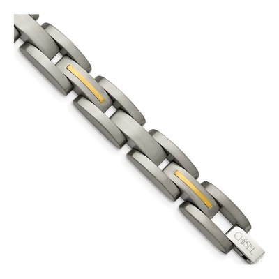 Titanium & 14K Gold Bracelet