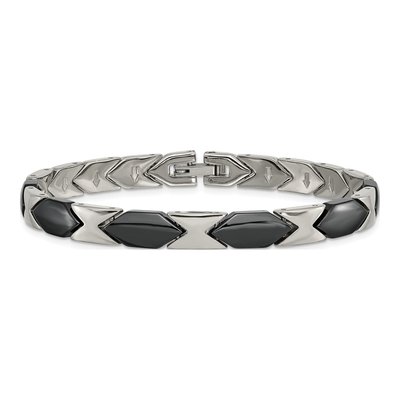 Titanium Black Ceramic Bracelet – view 5