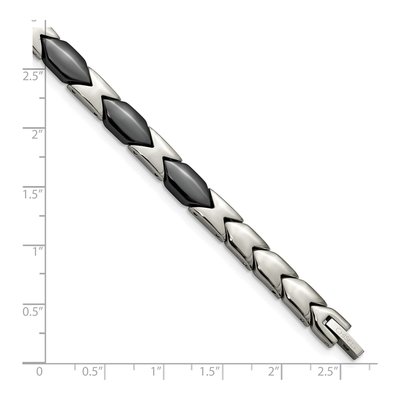 Titanium Black Ceramic Bracelet – view 6