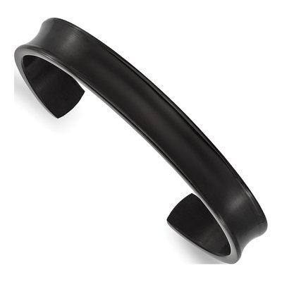 Black Titanium Cuff Bracelet
