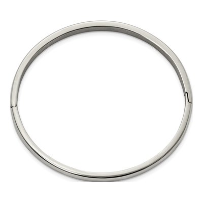 Titanium Hinged Bangle Bracelet – view 3